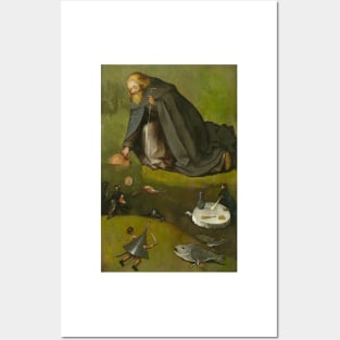 The Temptation of Saint Anthony detail - Hieronymus Bosch Posters and Art